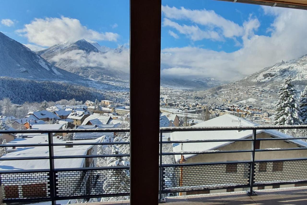 Apt With Panoramic View Near Vauban City Briançon Exteriör bild