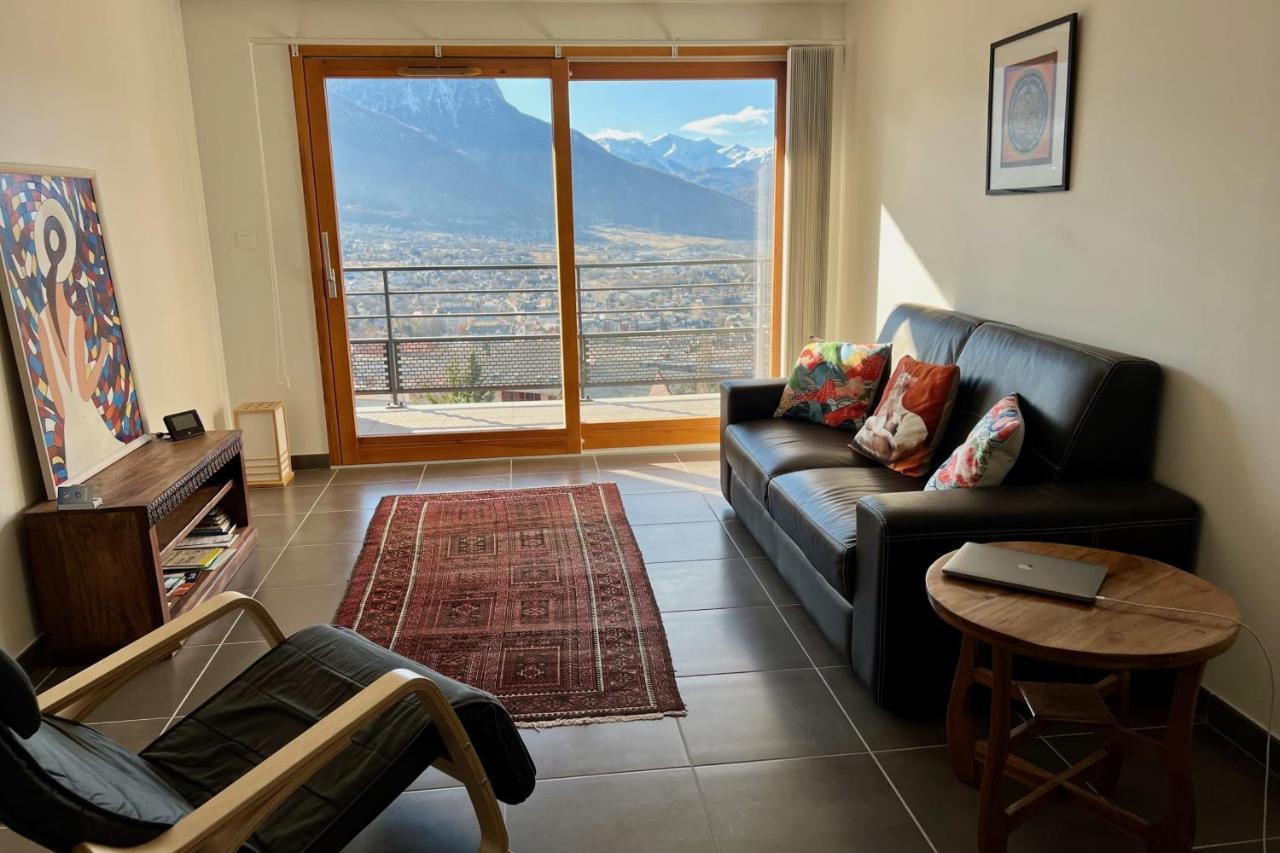 Apt With Panoramic View Near Vauban City Briançon Exteriör bild